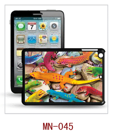 iPad mini case 3d case,pc case rubber coating,multiple colors available