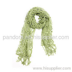 Fashion Office Lady Bohemia Style Cotton Chiffon Lace Pashmina Shawls Neckerchief