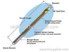 Titanium Coated HSS Drill Saw Multi function bit drill