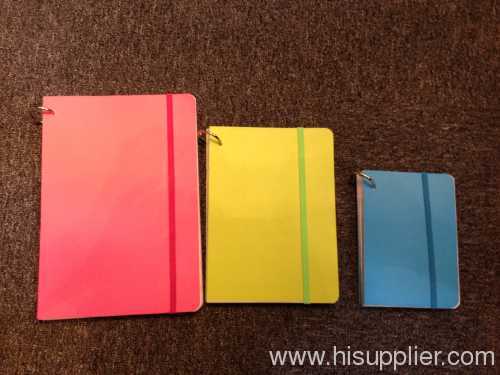 Neon paper cover notebook