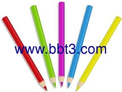 3.5 inch wooden color pencil