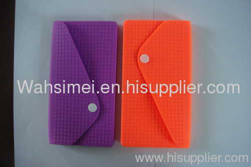 2013 new design silicone wallet for ladies