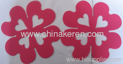 Silicone pink Water-proof dining mats