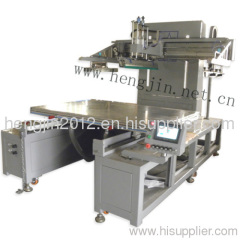 precise run-table flat screen printing machine for big products