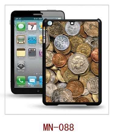 pennies picture 3d case ipad min use,pc case,rubber coating,multiple colors available