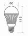 led bulb led global ball bulb 10W G60 led lamp MCOB