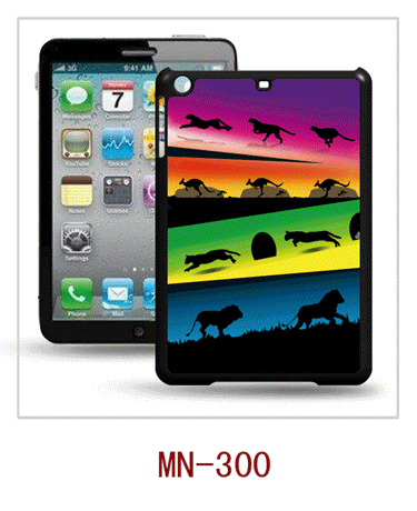 animal racing picture 3d case with movie effect for ipad mini,pc case,rubber coating,multiple colors available