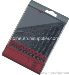 HSS TWIST DRILL BIT ANSI B94.11 BLACK OXIDE PLASTIC BOX