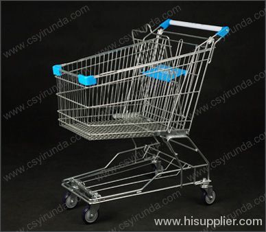 hot sales high quality supermarket shopping trolley cart