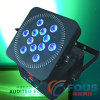 Stage Lighting / 12 10W Quad-LED Wireless Battery LED Par64 / Par LED DMX