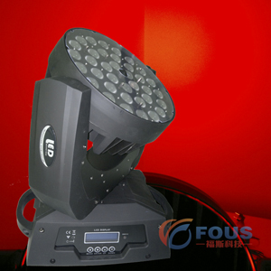 Party Light / 36-10W 4 in 1 Moving Head Light Zoomable / LED DJ Light