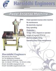 pedal opeating agarbatti machine