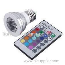 led spotlight gu10 mr16 jdr 3W 5W RGB lamp ir light