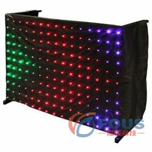 Stage Lighting / 2m*3m(180 pcs tri-color leds) LED Vision Curtain / LED Effect Lighting