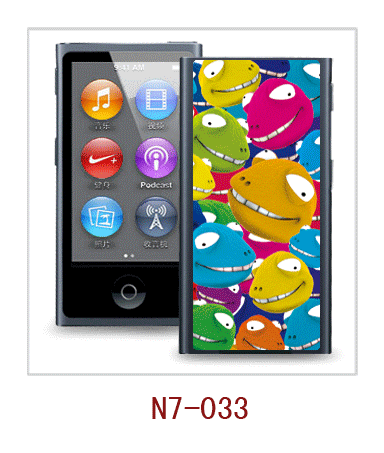 funny faces picture 3d case use for iPod nano,pc case rubber coated,multiple colors available