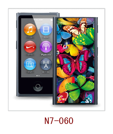 butterfly picture 3d case made from China for iPod nano,pc case rubber coated.