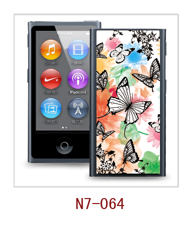 butterfly picture 3d case for iPod nano made from China,pc case rubber coated