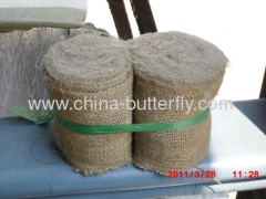 Jute fabric rolls for protecting tree trunks