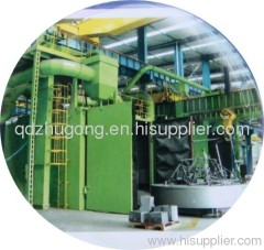 turntable shot blasting machine