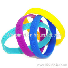 Personalized printed beautiful silicone wristband