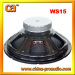 15inch steel frame clear and smooth voice audio woofer
