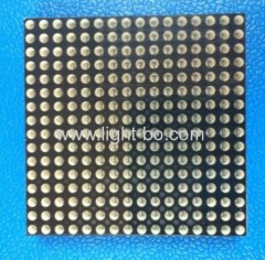 Ultra Bright Orange 3mm 16 x 16 dot matrix led display ( 64 x 64 x7.5mm)