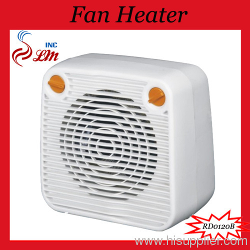 Table Fan Heater/2,000W Fan Heater/Adjustable Thermostat/Overheat Protection Fan Heater