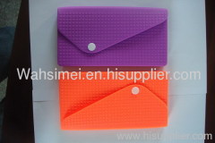 stylish silicone women hand wallet