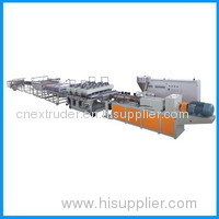 PVC/PE/PP wood building board production line