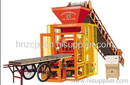 QTJ4-26A concrete brick making machine with low price and high efficient