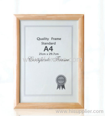 extruded plastic certificate frames
