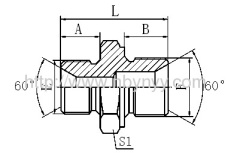 METRIC MALE 60°SEAT HYDRAULIC ADAPTER FITTING PIPE CONNECTE