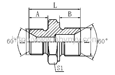 METRIC MALE 60°SEAT HYDRAULIC ADAPTER FITTING PIPE CONNECTE