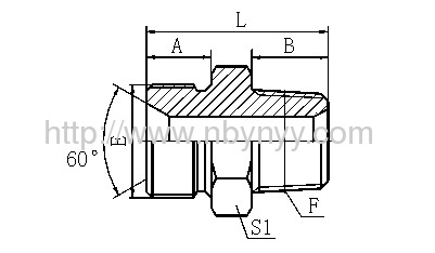 NPT MALE HYDRAULIC ADAPTER FITTING PIPE CONNECTER COUPLING