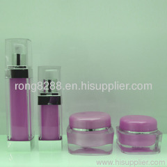 square cosmetic pump bottle