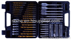 204pc combination Power Drill Bit Set blow case packing