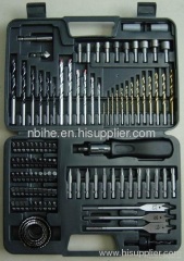 204pc combination Power Drill Bit Set blow case packing