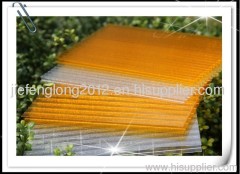 triple wall polycarbonate frosted sheet for bathrom decoration