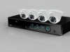 Surveillance Security System 4CH DVR Kit with 4PCS 600tvl IR dome camera