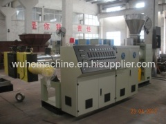 plastic PET bottle flakes granulating production line