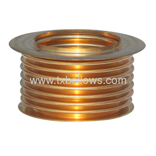 Bronze bellows for valve component