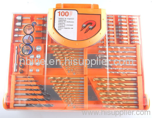 100pc mix Power Drill Bit Set