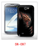 dinosar 3d back cover for galaxy note2,pc case rubber coating, with 3d picture, multiple colors available