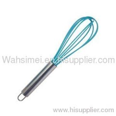 New Style silicone whisk with stainless steel handle