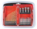 DIN338 24pc drill and driver bit set plastic box packing