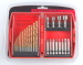 DIN338 24pc drill and driver bit set plastic box packing