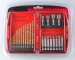 DIN338 24pc drill and driver bit set plastic box packing