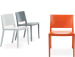 Modern Plastic leisure side dining chair