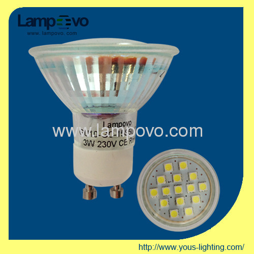 LED SPOTLIGHT 3W SMD GU10