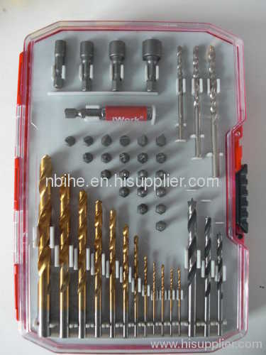 iwork 44pcs drill and screwdriver bit set